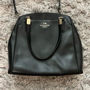 Black Leather Coach Purse